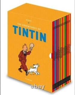 The Adventures Of Tintin Paperback Box Set 23 Book Titles Set Collection Herge