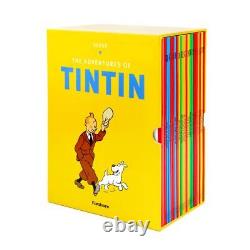 The Adventures Of Tintin Paperback Box Set 23 Book Titles Set Collection Herge