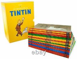 The Adventures Of Tintin Paperback Box Set 23 Book Titles Set Collection Herge