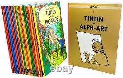 The Adventures Of Tintin Paperback Box Set 23 Book Titles Set Collection Herge