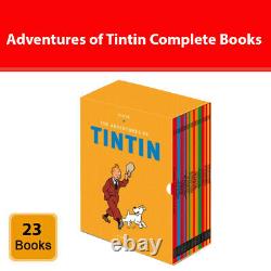 The Adventures of Tintin Complete 23 Books Collection Set by Herge NEW Pack