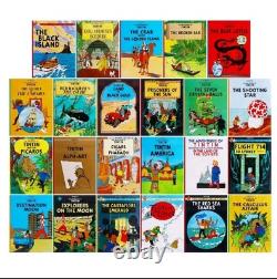 The Adventures of Tintin by Hergé 23 Books Box Set Ages 7+ -Paperback