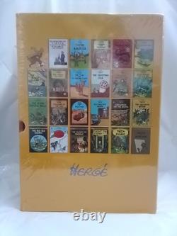 The Adventures of Tintin by Hergé 23 Books Box Set Ages 7+ -Paperback