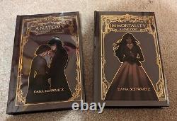 The Anatomy Duology Bookish Box Exclusive Set by Dana Schwartz Immortality signe