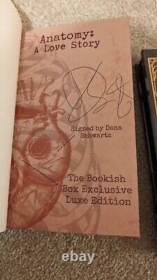 The Anatomy Duology Bookish Box Exclusive Set by Dana Schwartz Immortality signe