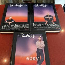 The Art of Astonishment Volumes 1, 2 3, Paul Harris hardcover magic book Set