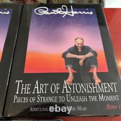 The Art of Astonishment Volumes 1, 2 3, Paul Harris hardcover magic book Set