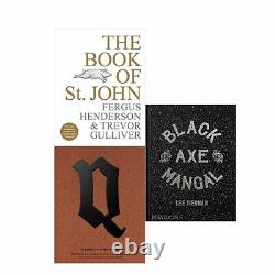 The Book of St John, The Quality Chop, Black Axe Mangal 3 Books Collection Set NEW