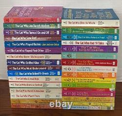 The Cat Who Complete Series Lillian Jackson Braun Books 1-32, Lot Set Collection