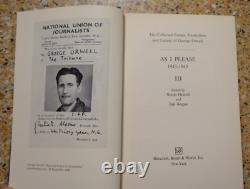 The Collected Essays, Journalism & Letters of George Orwell 4 Volume Set 1968