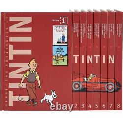 The Complete Adventures of Tintin Collection 8 Books Box Gift Set Hardcover