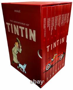The Complete Adventures of Tintin Collection 8 Books Box Gift Set by Herge New