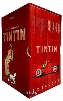 The Complete Adventures of Tintin Collection 8 Books Box Gift Set by Herge New