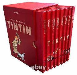 The Complete Adventures of Tintin Collection 8 Books Box Gift Set by Herge New