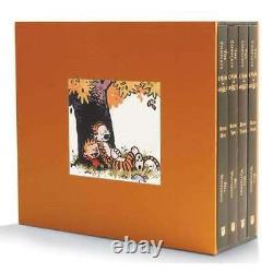 The Complete Calvin and Hobbes 4 Book Set Collection By Bill Watterson NEW