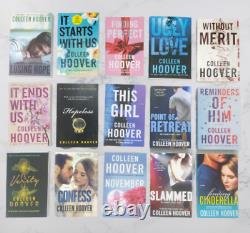 The Complete Collection Of Colleen Hoover Top 15 Books Set (Paperback) USA Item