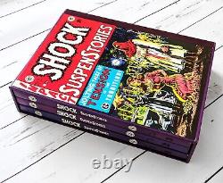 The Complete EC Comics Library Shock Suspenstories HC set with slipcase 1981