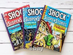 The Complete EC Comics Library Shock Suspenstories HC set with slipcase 1981