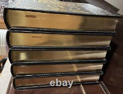 The Complete Peanuts Books Set- Collectors Edition Leather Gold Charles M Schulz