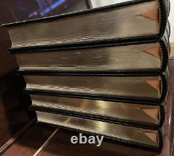 The Complete Peanuts Books Set- Collectors Edition Leather Gold Charles M Schulz