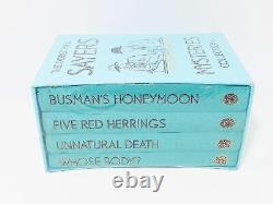 The Dorothy L. Sayers Folio Society 4 Vol Mysteries Collection, Factory Sealed