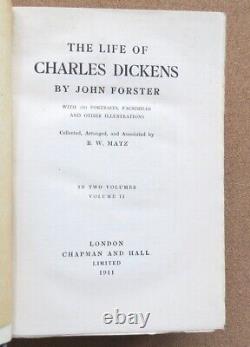 The Life of Charles Dickens 2 volumes. John Forster. 1911. Memorial Edition