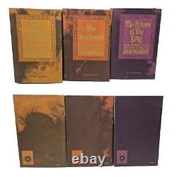 The Lord of the Rings set of 3 hard back books by Houghton & Miffklin in 1965