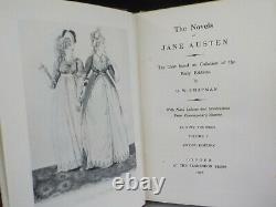 The Novels Of Jane Austen R W Chapman 1926 Early Text 5 Volume Set ID923