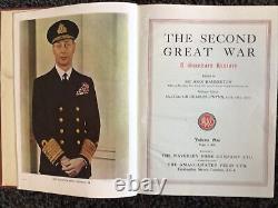 The Second Great War Hammerton FULL SET 9 Books Good condition