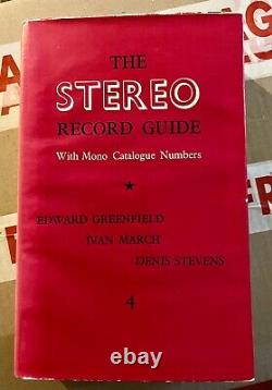 The Stereo Record Guide Edward Greenfield Ivan March Denis Stevens FULL SET
