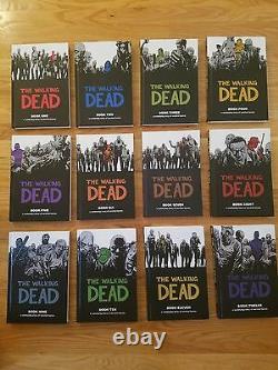 The Walking Dead Books #1-12 HARDCOVER VOLUMES. Very excellent condition