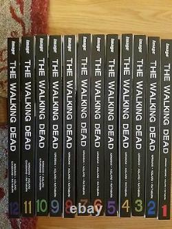 The Walking Dead Books #1-12 HARDCOVER VOLUMES. Very excellent condition