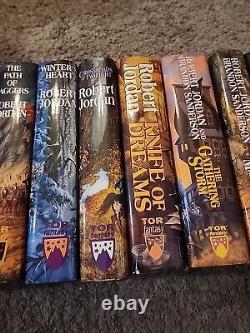 The Wheel Of Time Complete Set 14 Hardcover & 1 1/1st PB