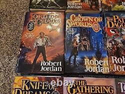 The Wheel Of Time Complete Set 14 Hardcover & 1 1/1st PB