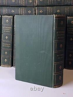 The Works of J. Fenimore Cooper 1880s 16 Volume HC Book Set