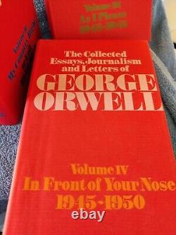 The book set Of George Orwell Volume 1-iv 1969