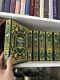Throne Of Glass Complete (8) Book Set. Green & Gold Handmade Leather Hardbacks
