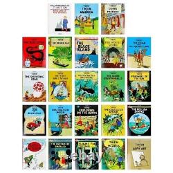 Tintin Complete Collection 23 Books Set The Adventures of Tintin by Herge