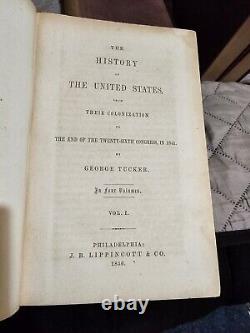 Tuckers History Of The United States 4 Volume Book Set 1857