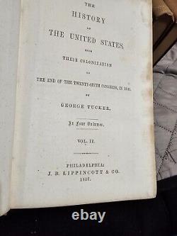 Tuckers History Of The United States 4 Volume Book Set 1857
