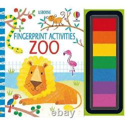 Usborne Fingerprint Activities Complete Series 11 Books Collection Set Zoo, A