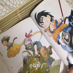 Used Dragon Ball Daizenshuu Complete Illustrations Akira Toriyama World 1-7 set