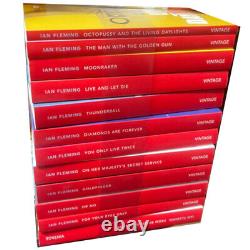 Vintage 007 James Bond Collection Ian Fleming 12 Books Set Paperback NEW