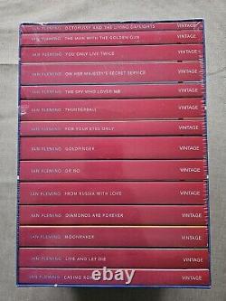 Vintage 007 The Complete James Bond Collection 14 Books Fleming Unused Sealed