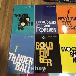 Vintage 007 The Complete James Bond Collection 14 Books Slipcase Fleming