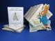 Vintage 1950s Peter Rabbit Book Trough Shelf Set Beatrix Potter F Warne & Co