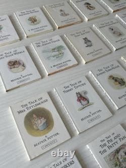 Vintage Beatrix Potter 23 Book Set Complete Peter Rabbit Collection 1978-80