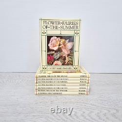 Vintage Flower Fairies Complete 8 Book Set By Cicely Mary Barker HC & DJ VGC