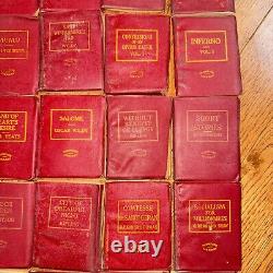 Vintage Little Leather Library Books -Set Of 25