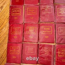 Vintage Little Leather Library Books -Set Of 25